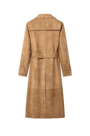 Sand suede trench coat GOLDEN GOOSE | GWP02565P00230315155